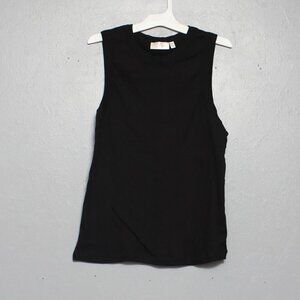 RD Style NWT Maria black Muscle Ribbed Tank